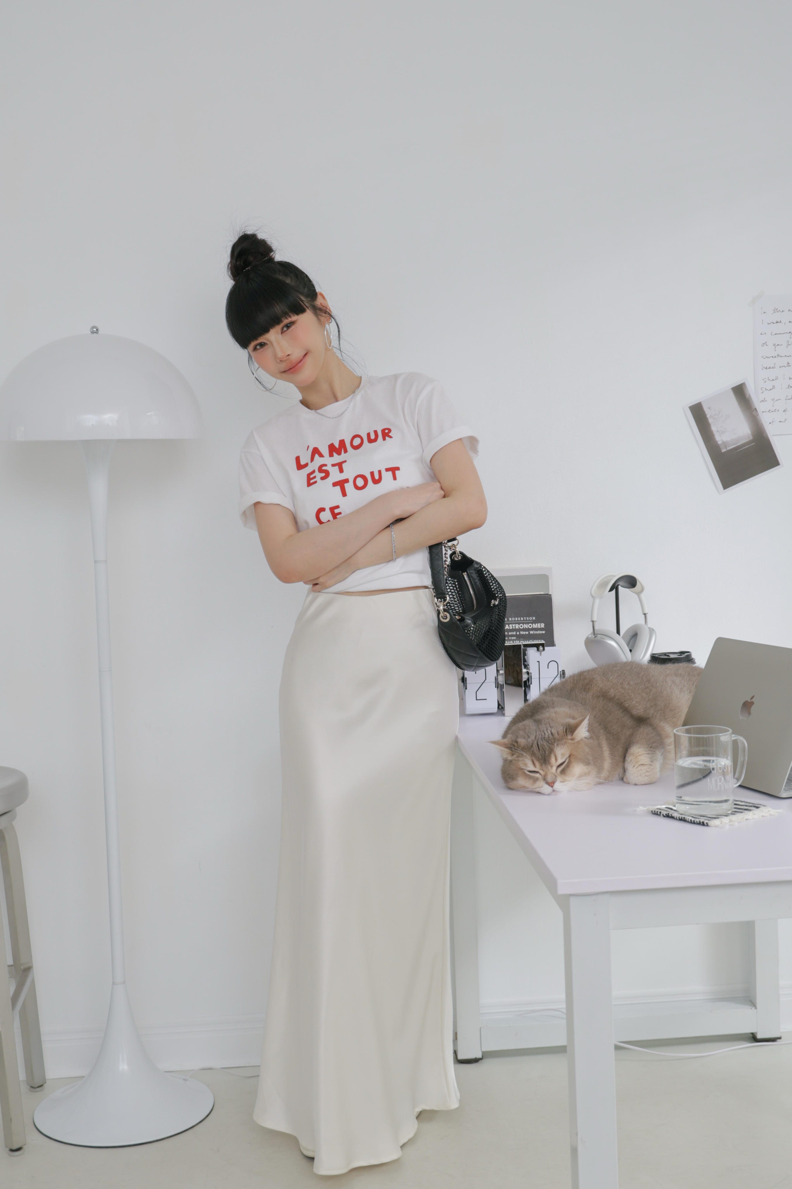 本次必收高級緞面魚尾裙 P32