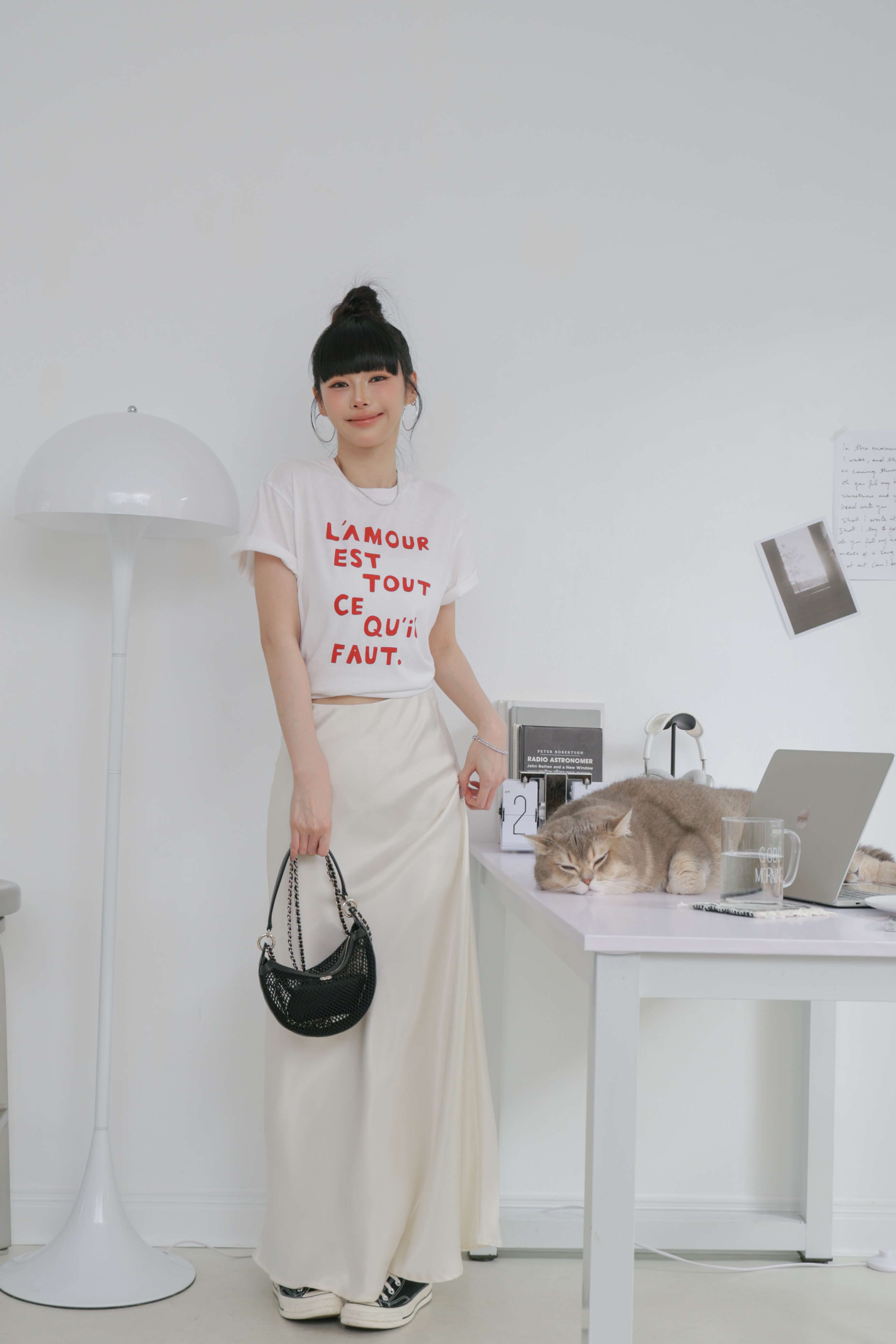 本次必收高級緞面魚尾裙 P32