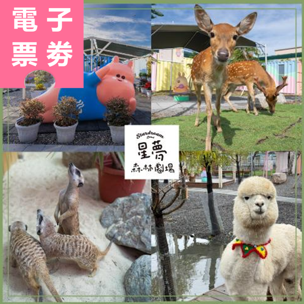 【電子票券】宜蘭｜星夢森林劇場 門票 Ⓜ