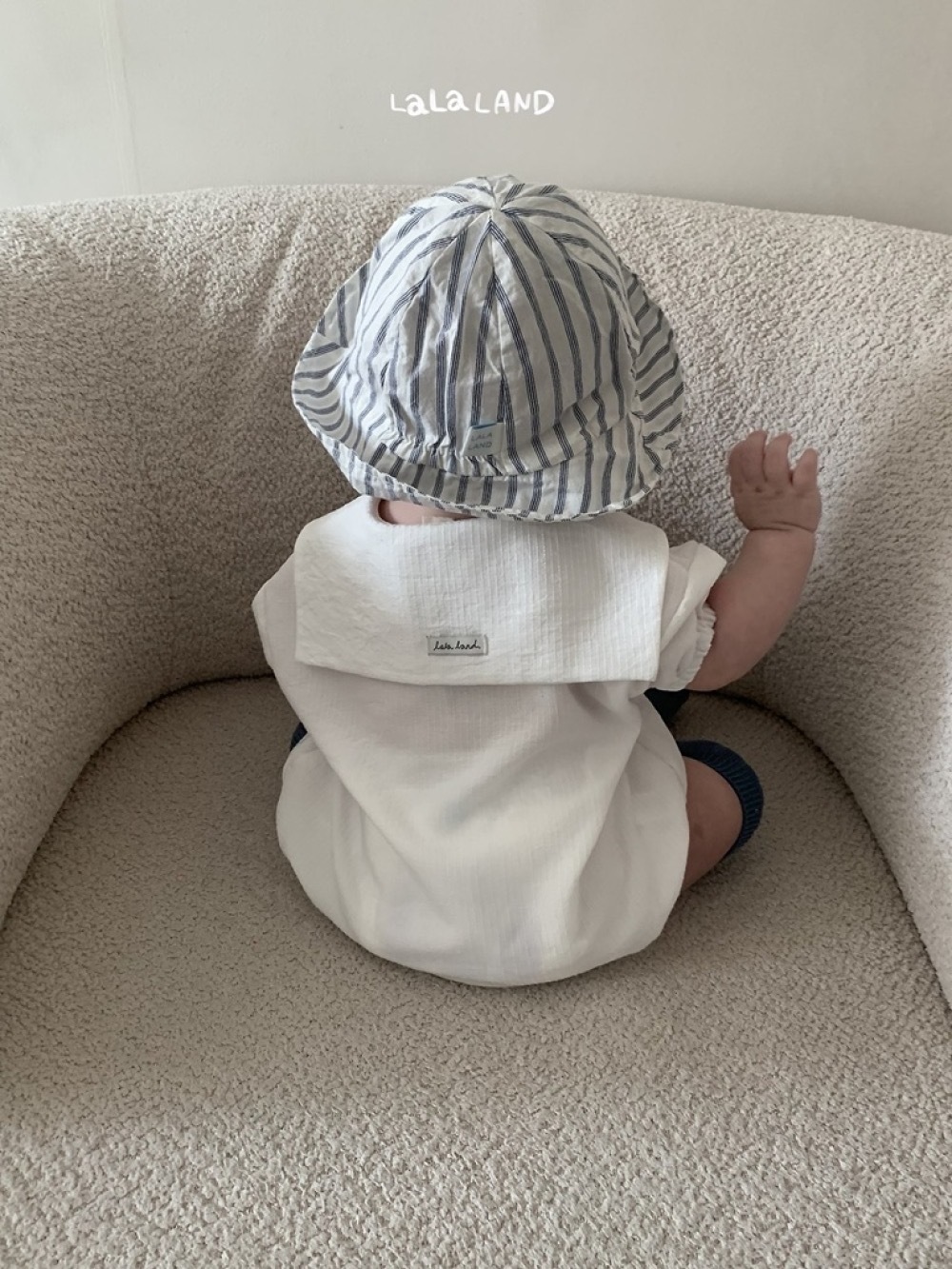 Lala land 海軍領襯衫包屁衣 / 2色 (Bebe)