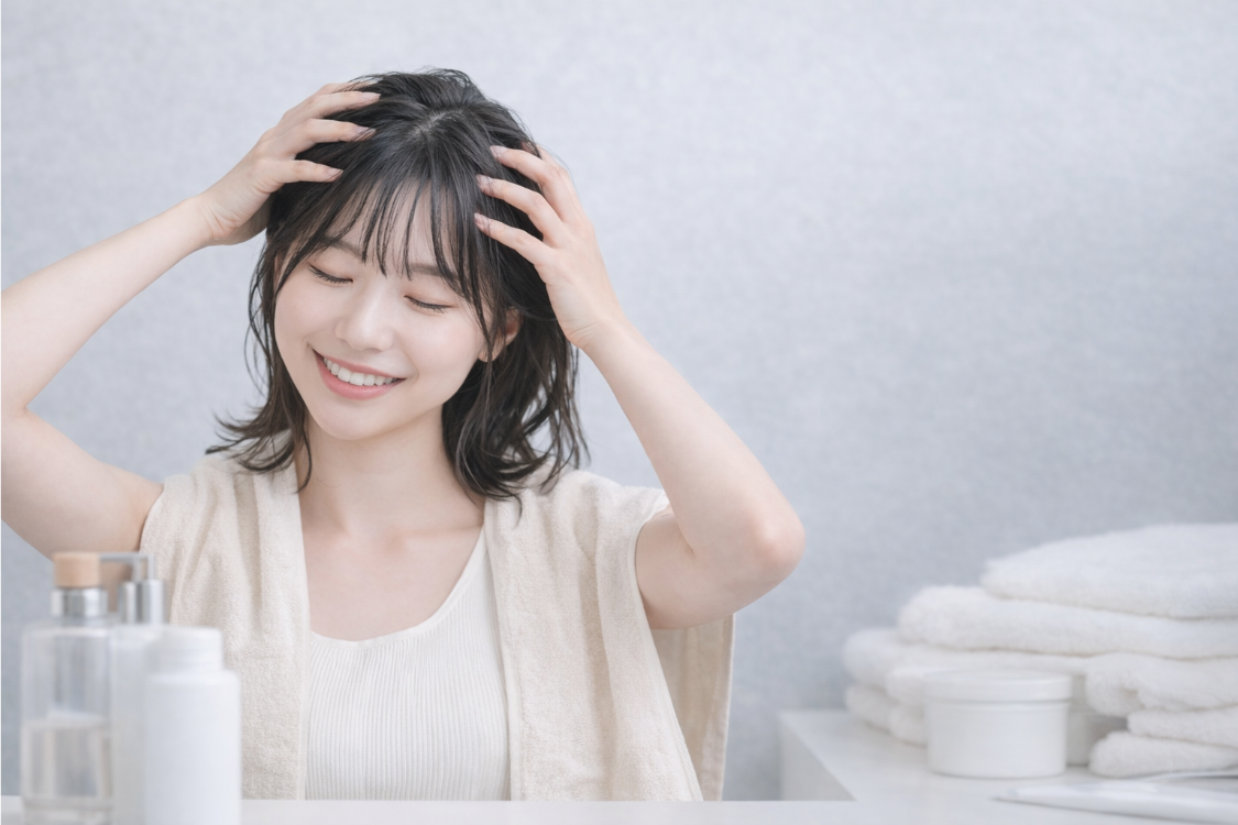 日常養髮示意圖