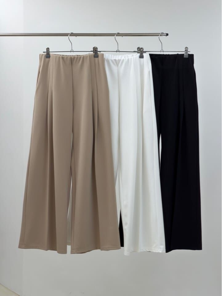 SA6022 全橡筋壓褶闊褲