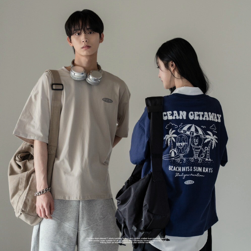 陽光海岸雪糕甜筒休閒短T