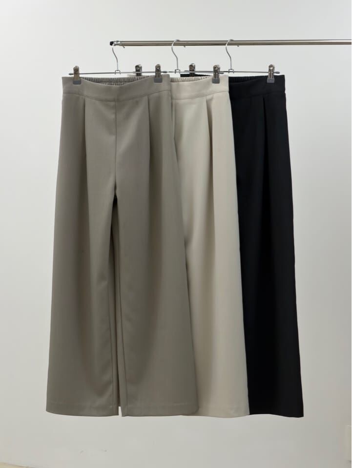 SA6024 壓內褶直筒褲