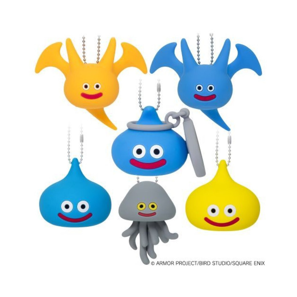 SQEX DQ 3D Silicon Keychain Slime Army Appears! Edition 257473