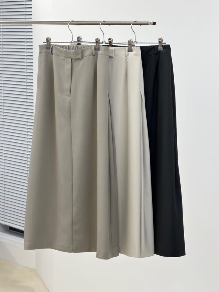 SA6025 側開褶長裙