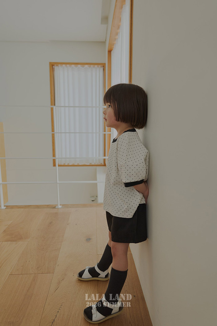 正韓夏lalaland 小童基礎2色俐落短褲