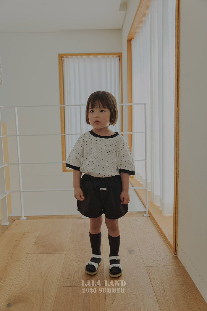 正韓夏lalaland 小童基礎2色俐落短褲