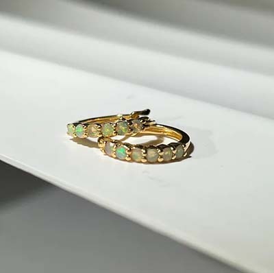 果石嚴選歐珀耳環