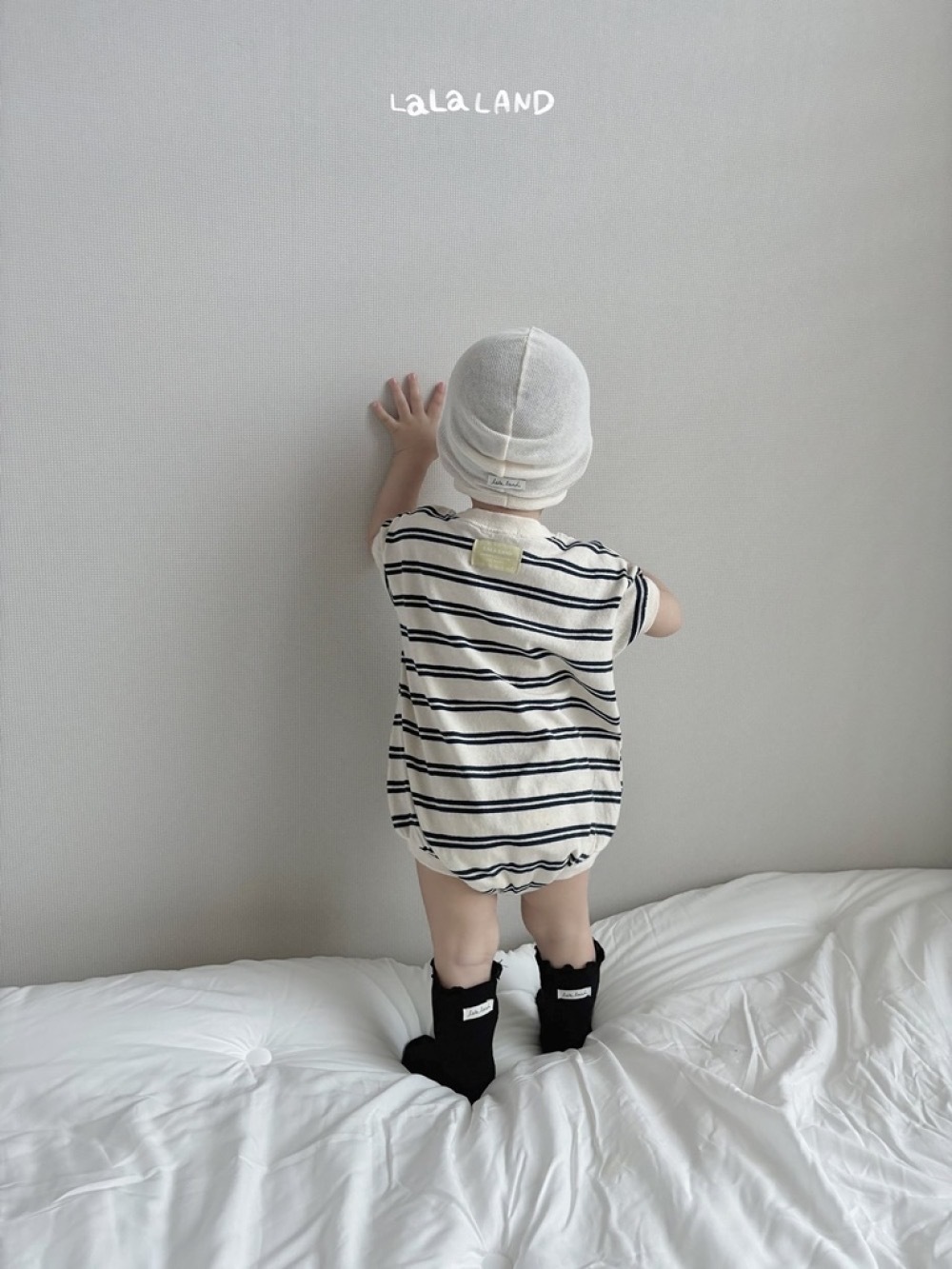 Lala land 條紋包屁衣 / 2色 (Bebe)