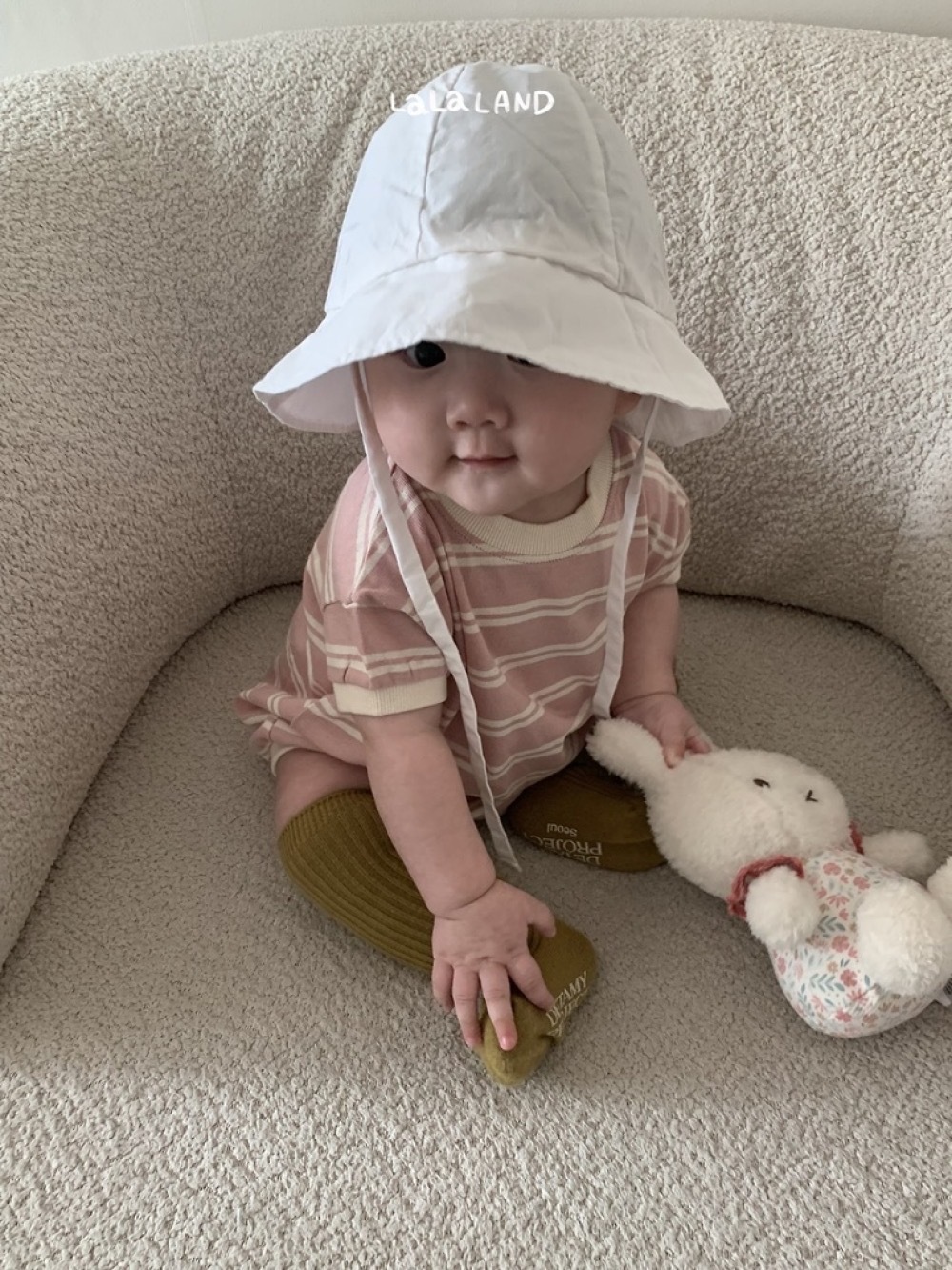 Lala land 條紋包屁衣 / 2色 (Bebe)