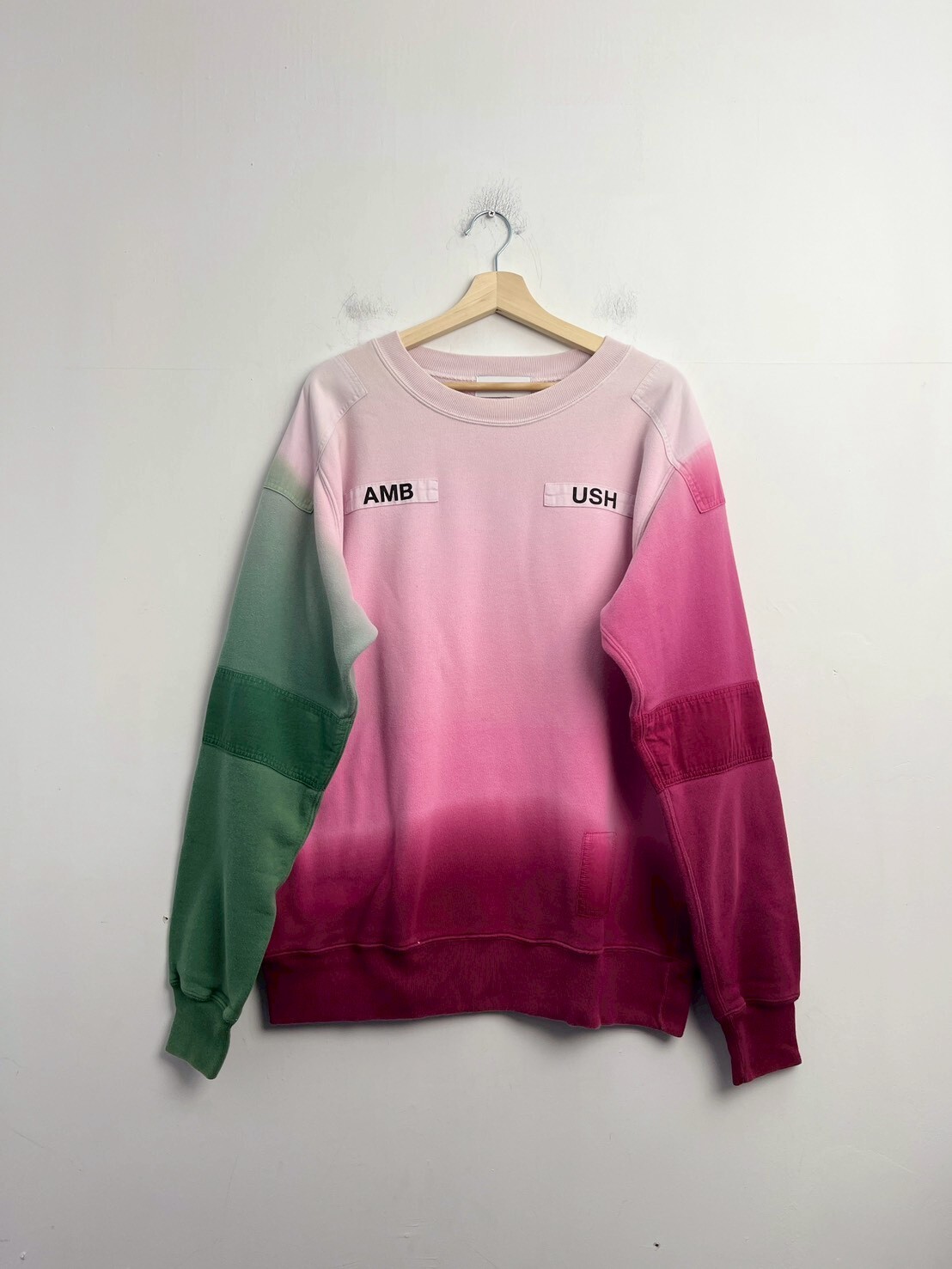 AMBUSH New Patchwork Sweatshirt SIZE 3