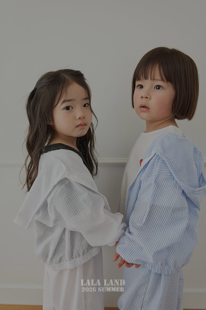 正韓夏lalaland 小童2色清新感縮口長褲