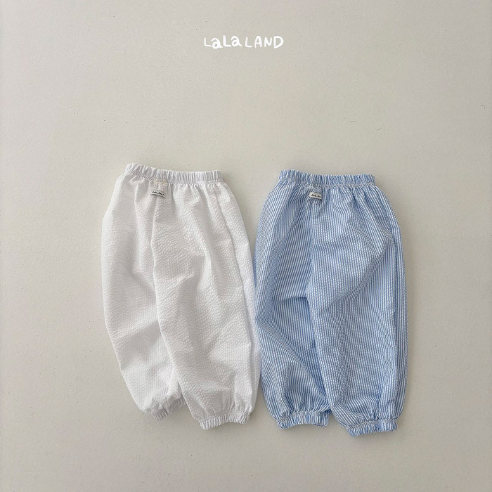 正韓夏lalaland 小童2色清新感縮口長褲