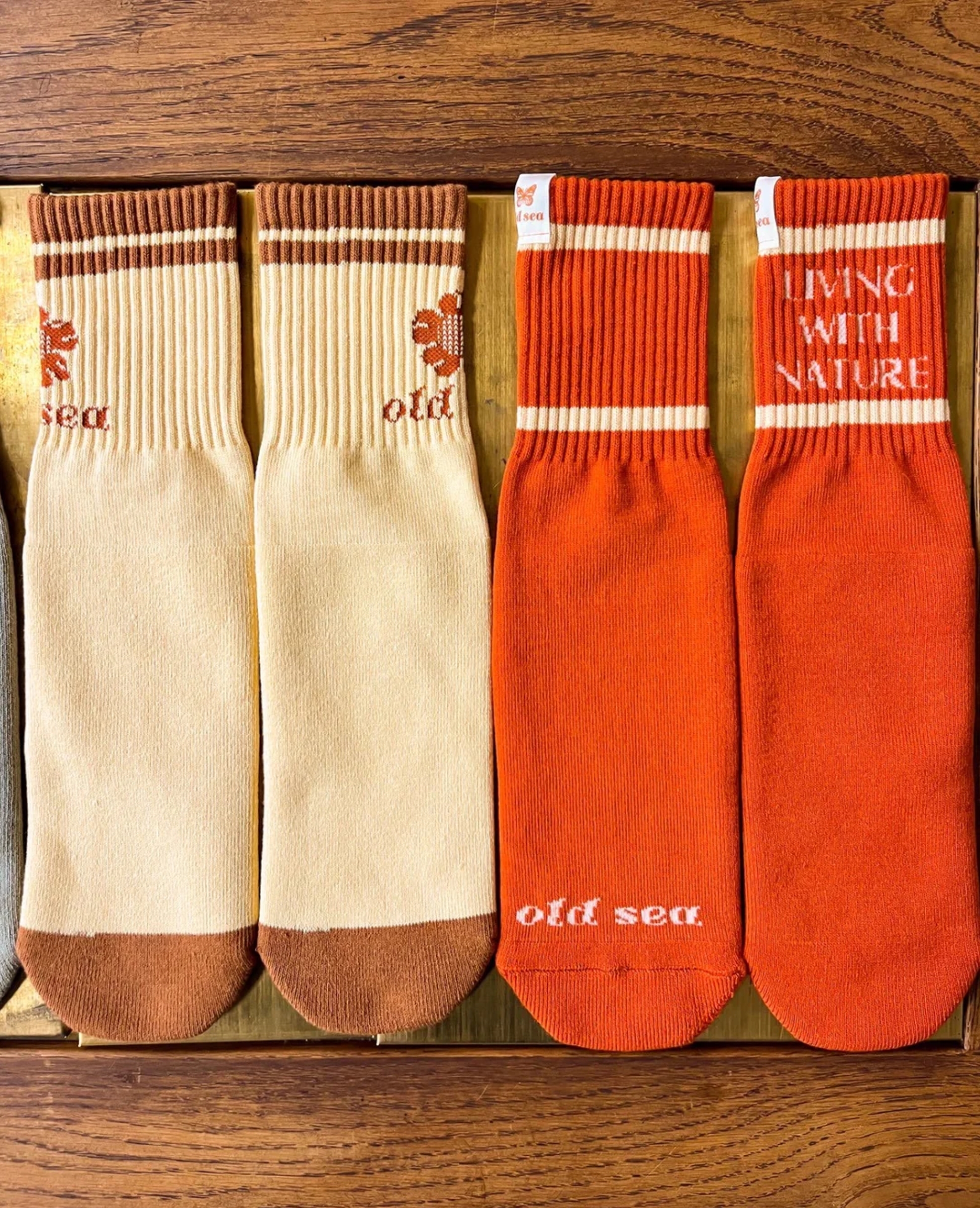 日本Old Sea 對襪一組兩雙
