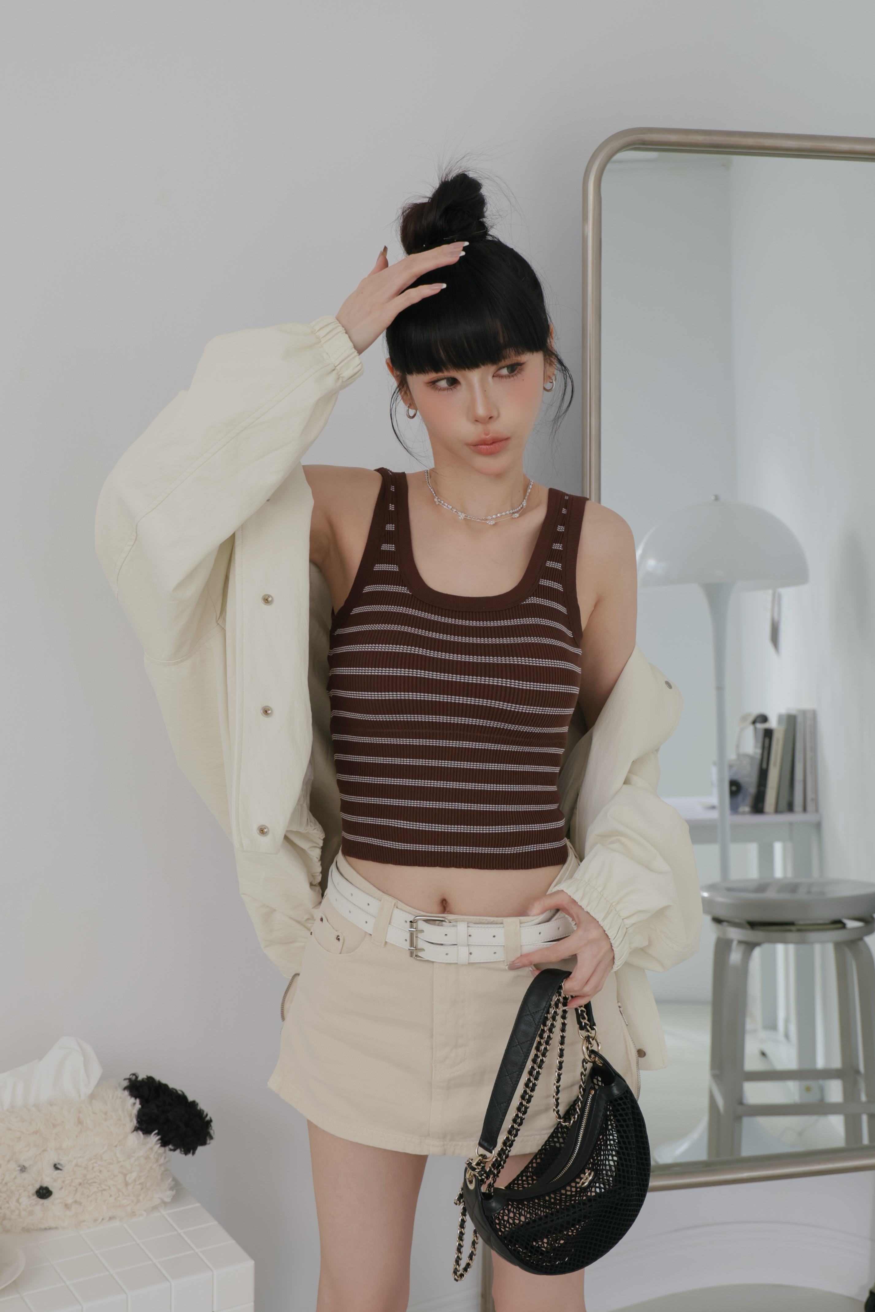 螺紋U領條紋BRATOP P39