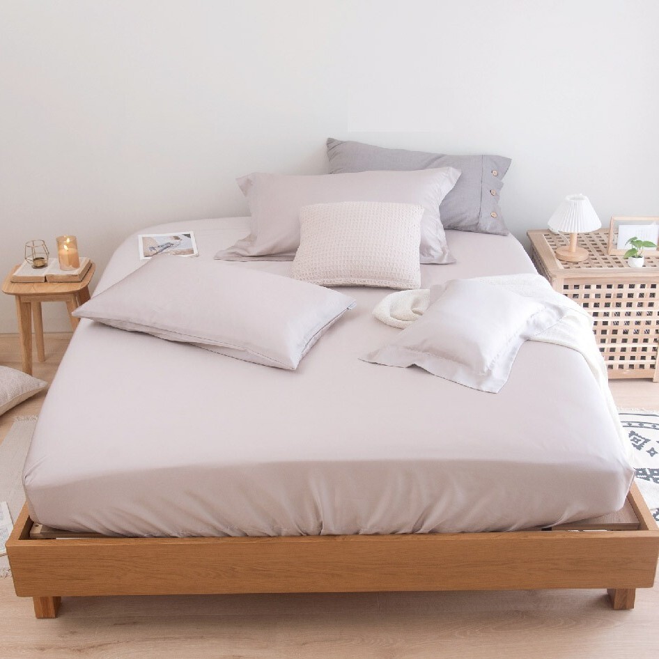 60支天絲床包組 | 暖砂米