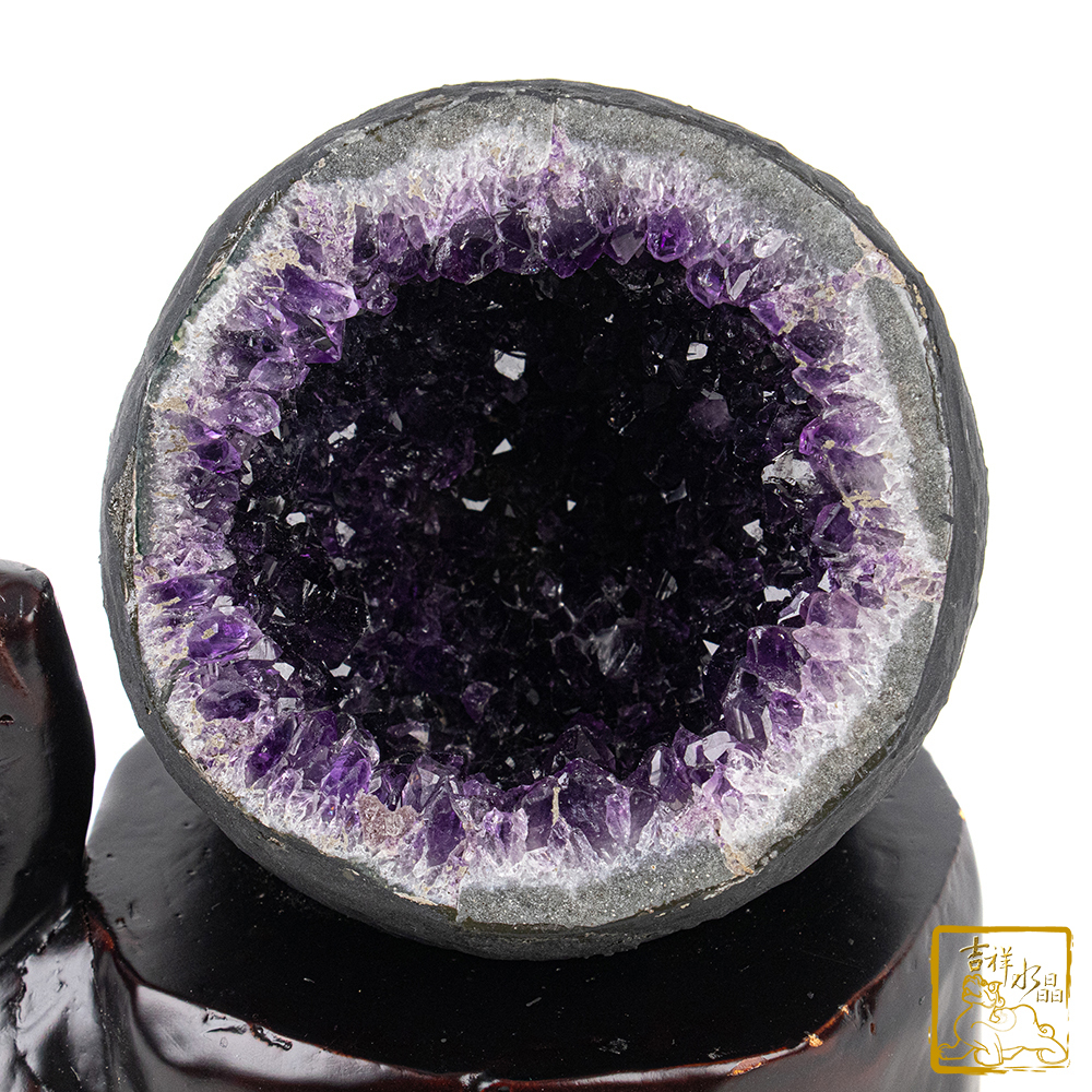 烏拉圭紫水晶洞 1.78kg 聚集財氣
