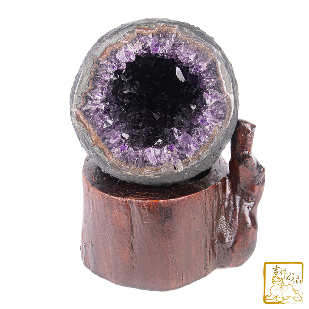 烏拉圭紫水晶洞 1.8kg 聚集財氣