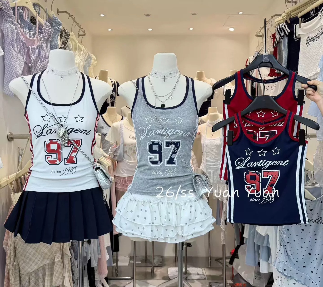 (GOAL) 美式運動風掛脖背心 8032