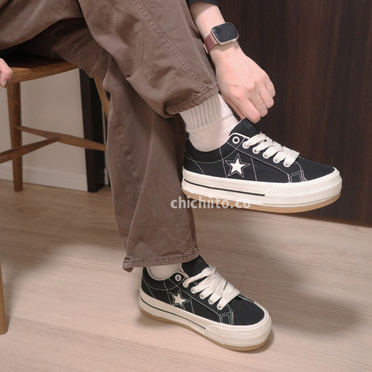 converse BOARDERSTAR 小厚底麵包鞋