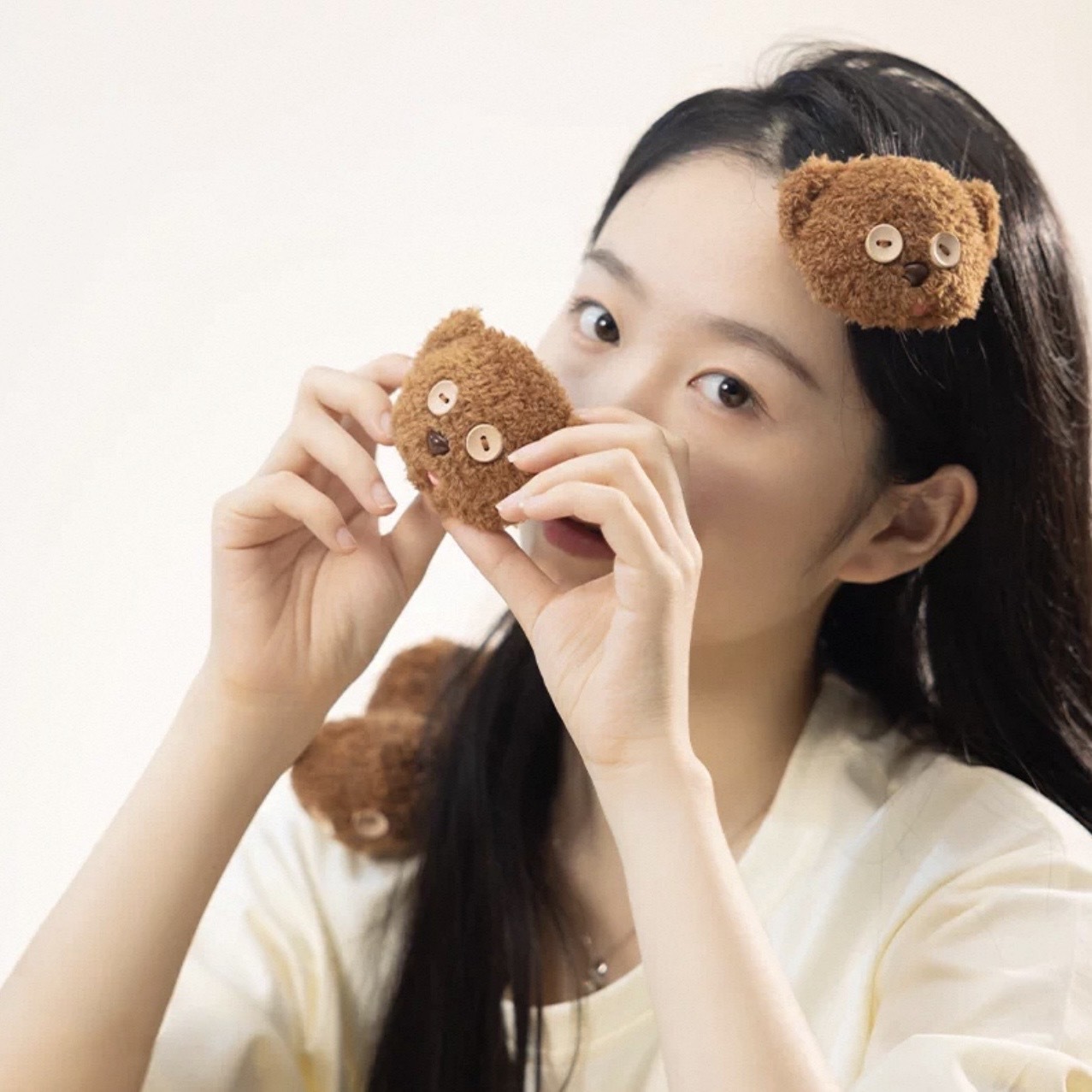 TIM熊 毛絨髮夾 單入/兩入 環球正版授權 小小兵BOB 玩具熊