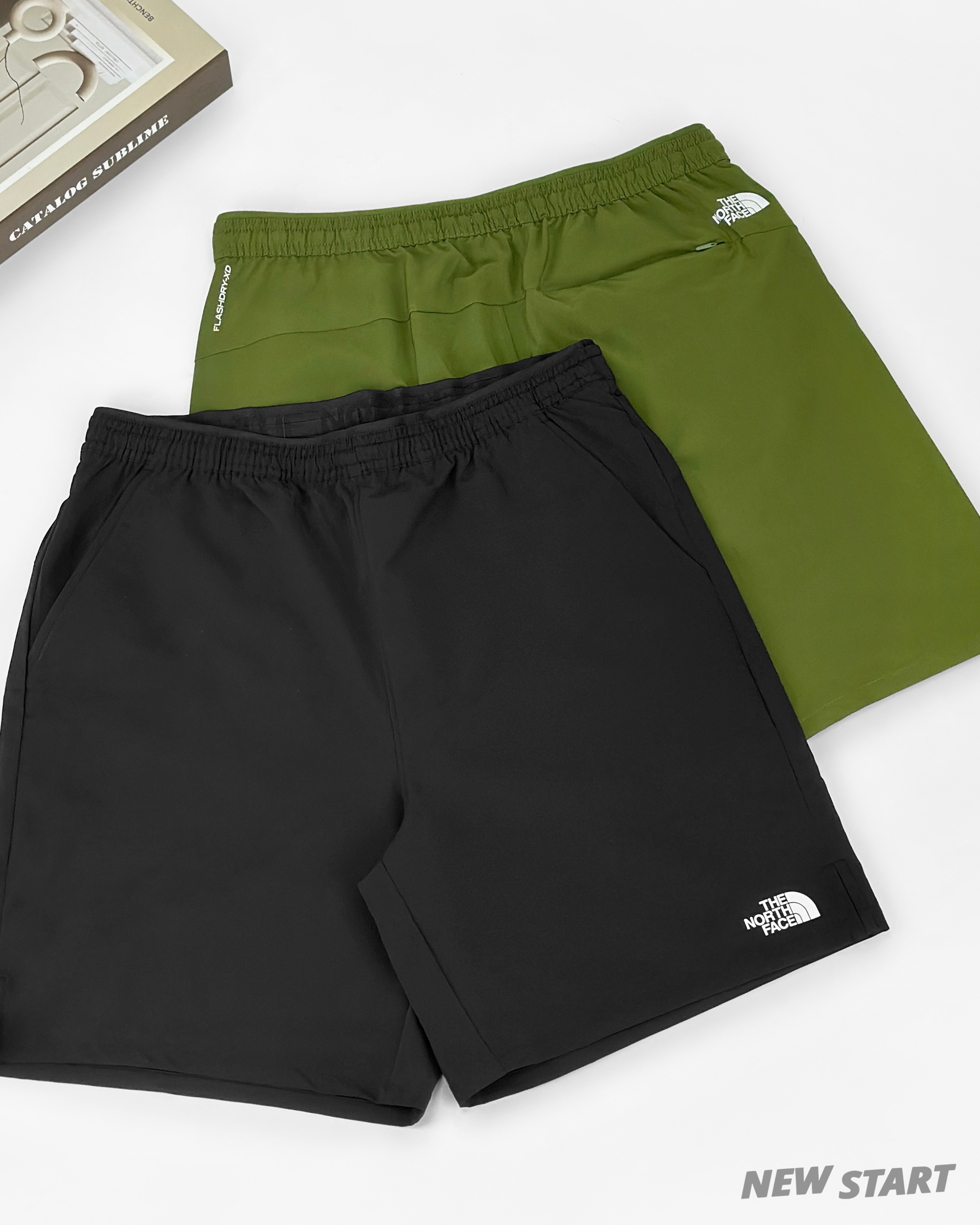 The North Face 北臉 背後拉鍊口袋 防潑水 透氣 彈性 短褲