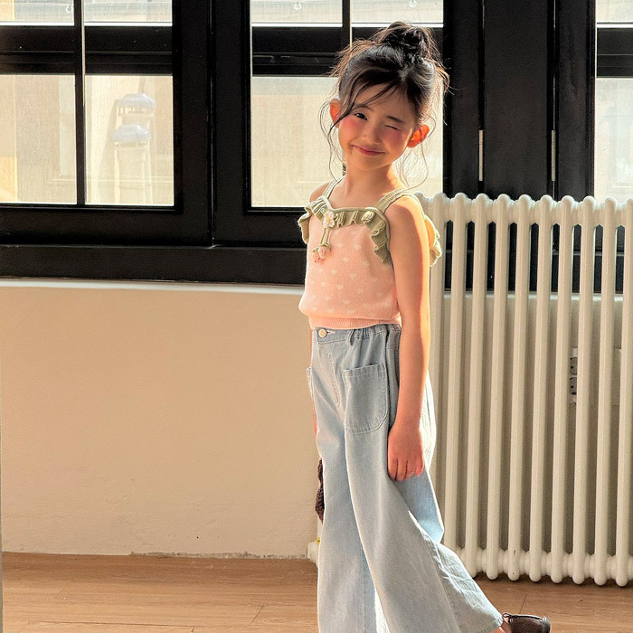 正韓夏NINIBELLO 兩色草莓愛心背心上衣