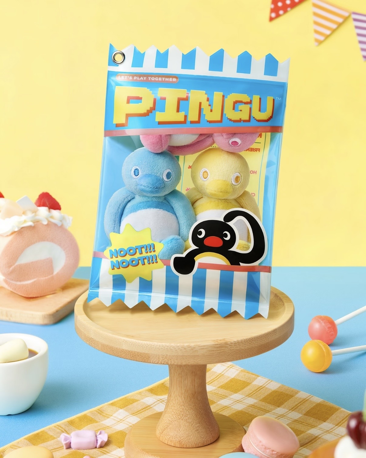 PINGU MINI MEME系列 企鵝家族 正版授權 吊飾 鑰匙圈 盲盒 / 預購