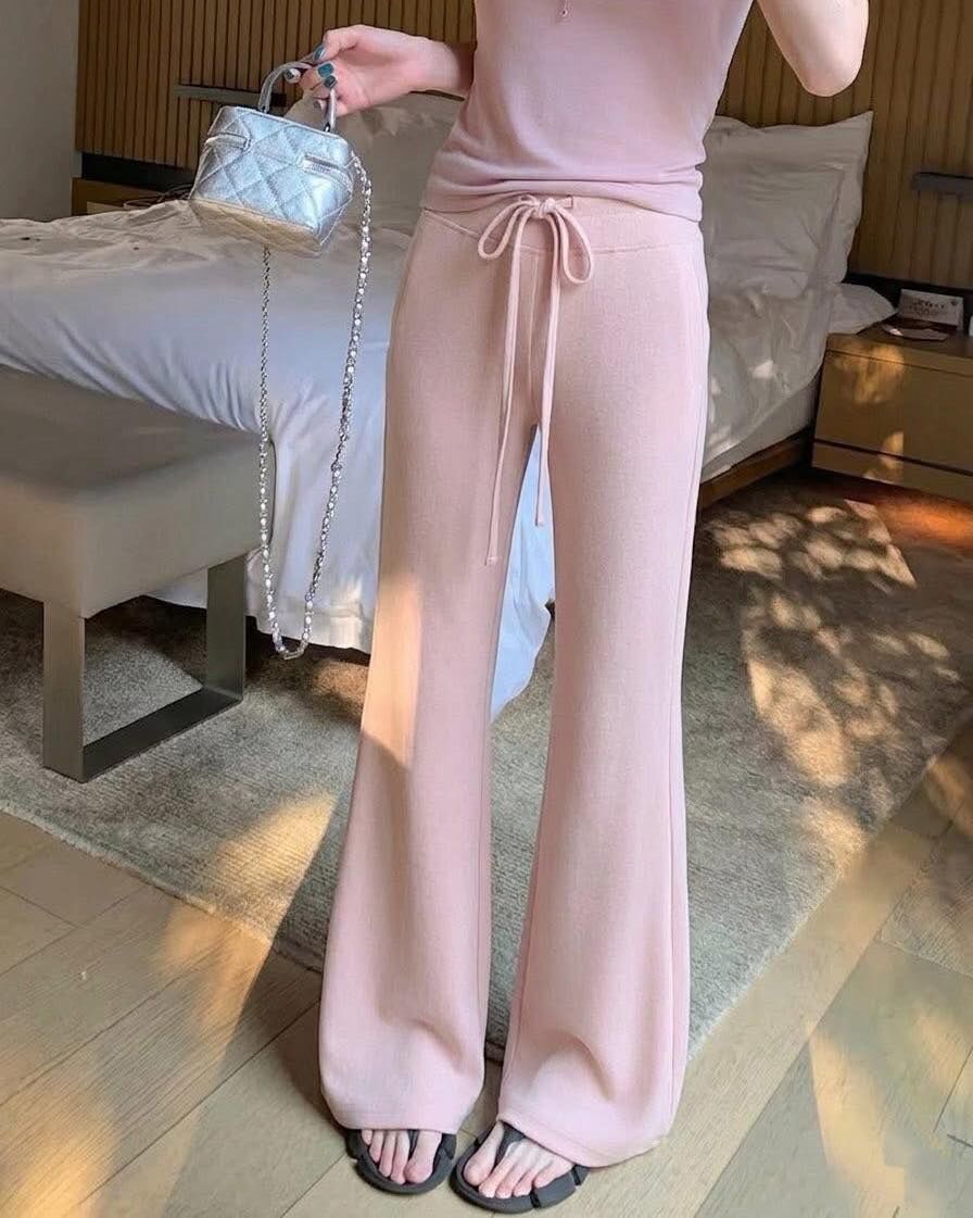 【逆天長腿3.0升級版顯瘦彈性喇叭褲】（現貨）