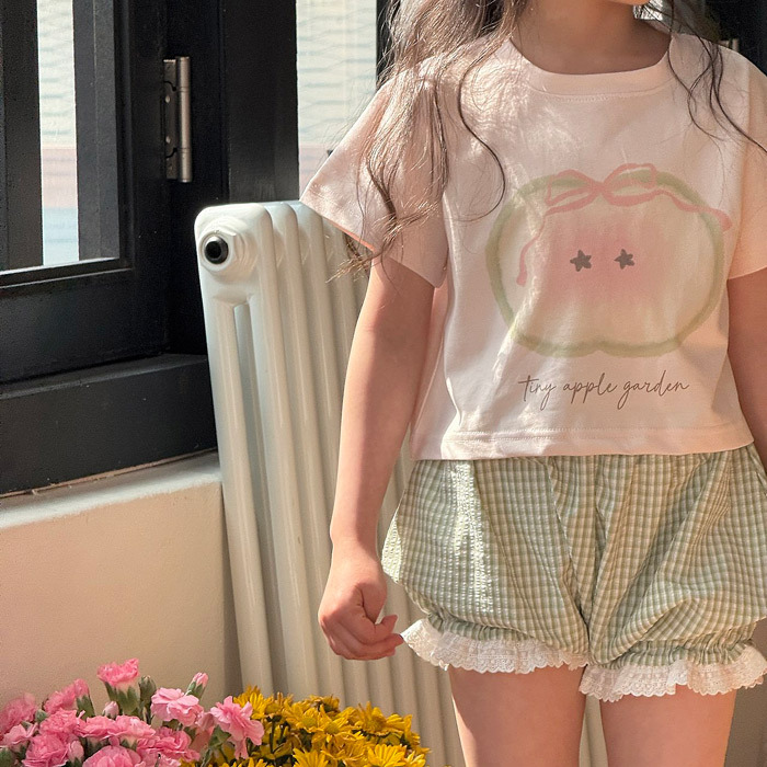 正韓夏NINIBELLO 三色花邊燈籠褲