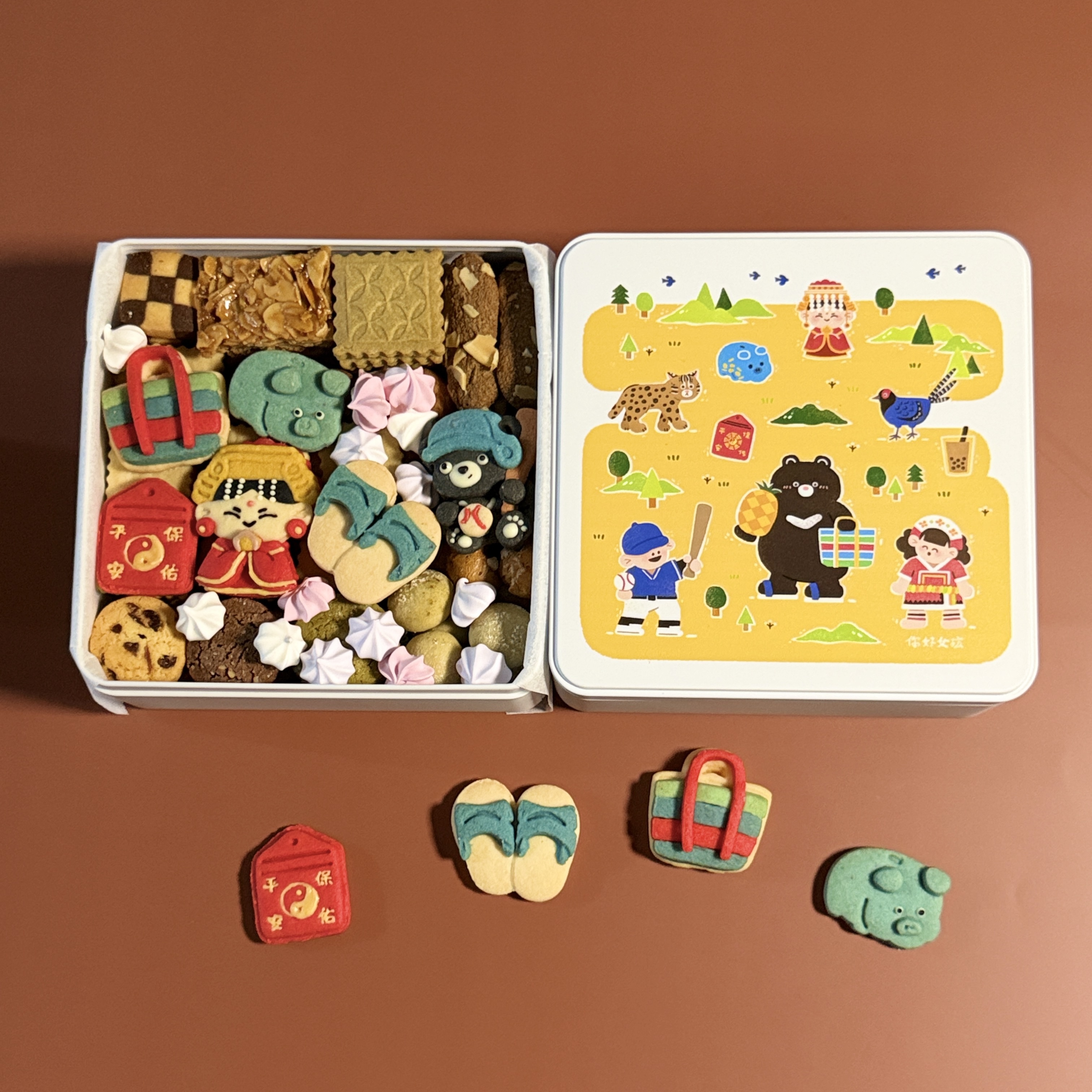 咱的台式浪漫 餅乾鐵盒