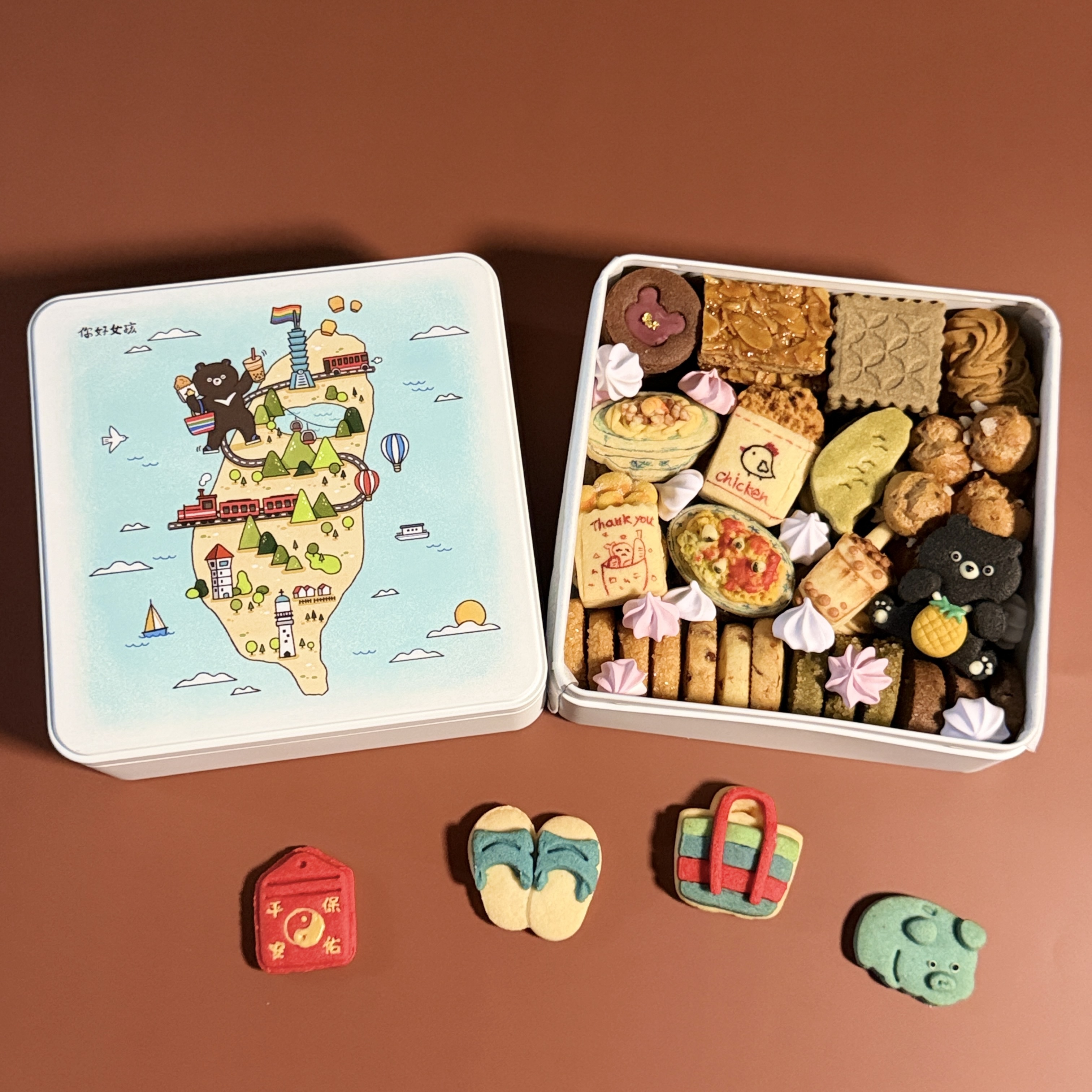島嶼拾光 餅乾鐵盒