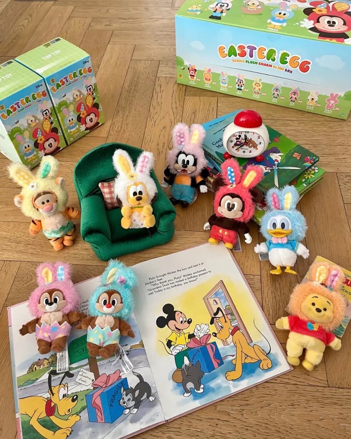 <正版授權> DISNEY 迪士尼 春日彩蛋系列 復活節 吊飾 鑰匙圈 盲盒