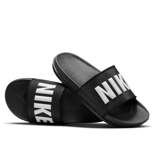 【逢甲 FUZZY】Nike Offcourt Slide "Black" 黑白 軟底 立體 Logo 拖鞋 BQ4639-012