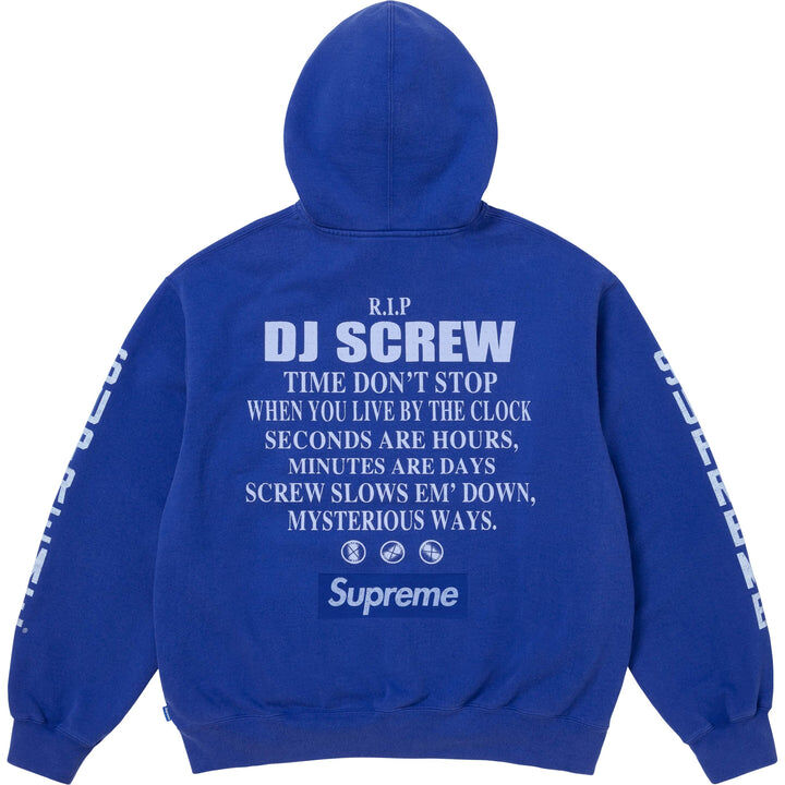 【Supreme】0404 WEEK 6 發售 Supreme/DJ Screw Zip Up Hooded Sweatshirt