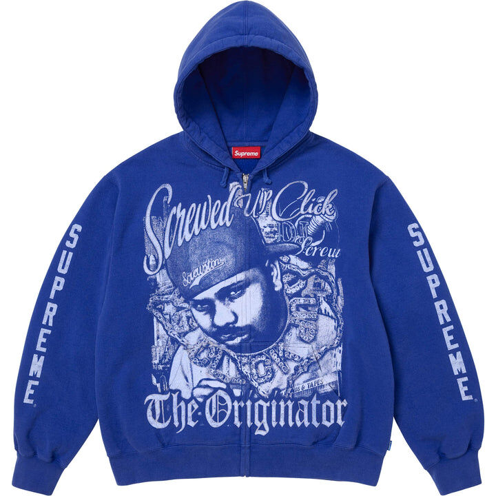 【Supreme】0404 WEEK 6 發售 Supreme/DJ Screw Zip Up Hooded Sweatshirt
