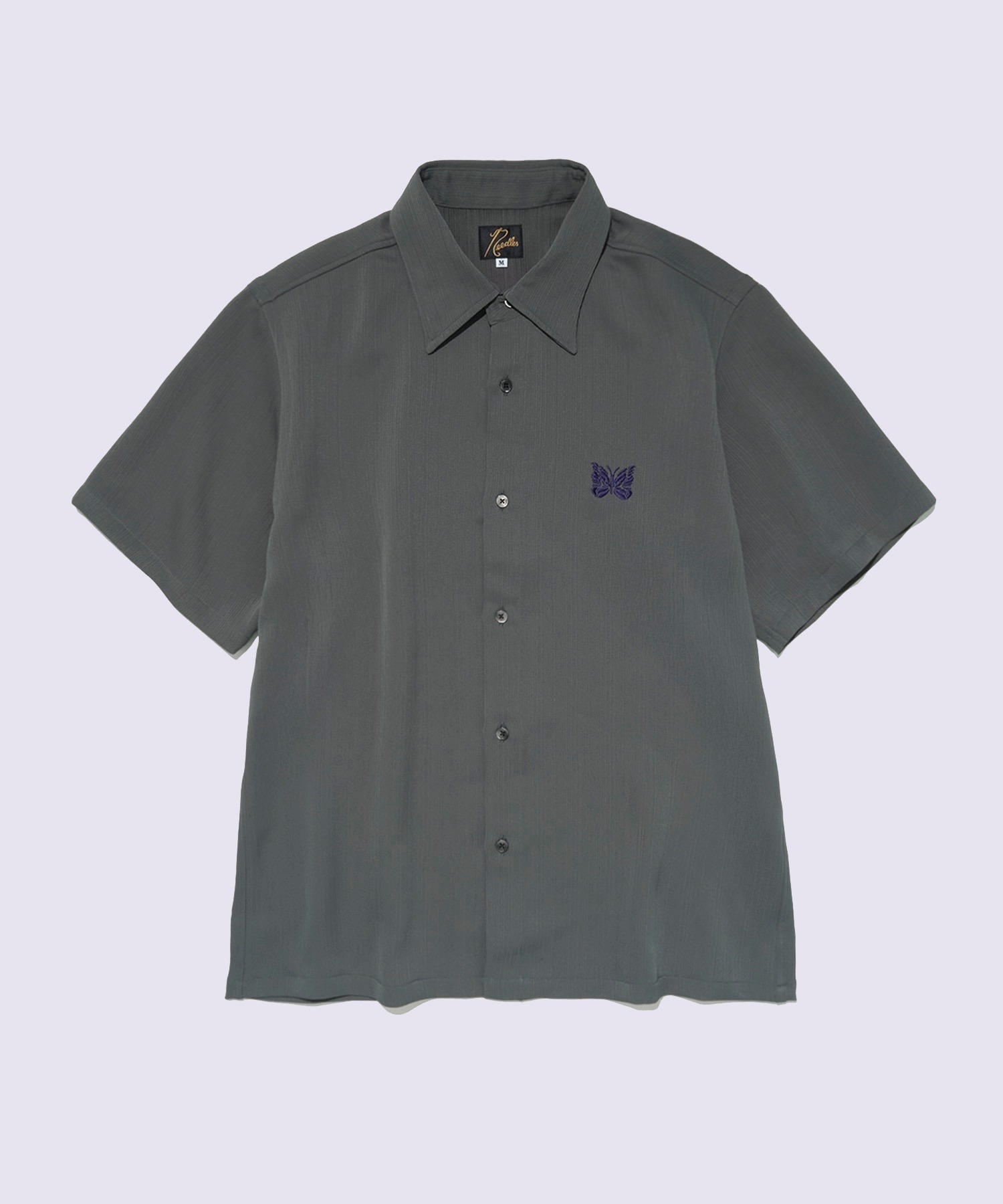 2026SS NEEDLES PAPILLON EMB S/S 別注  褶襉 褶皺 黑紫 灰藍 短袖 襯衫 現貨 116302085