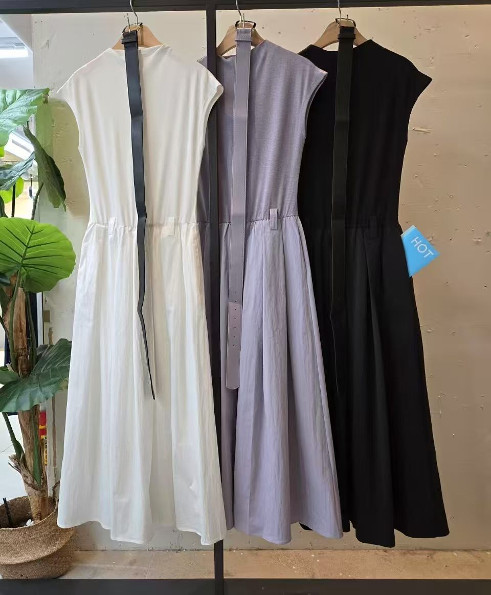 HP6012 半高領簡約連身裙