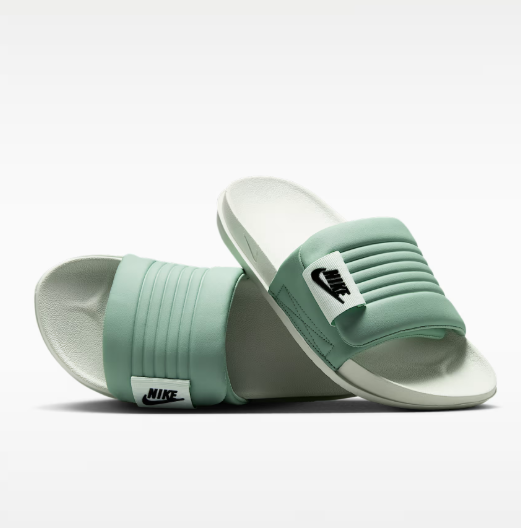 【逢甲FUZZY】W Nike Offcourt Slide 魔鬼氈 可調 拖鞋 綠色 DV1033-300