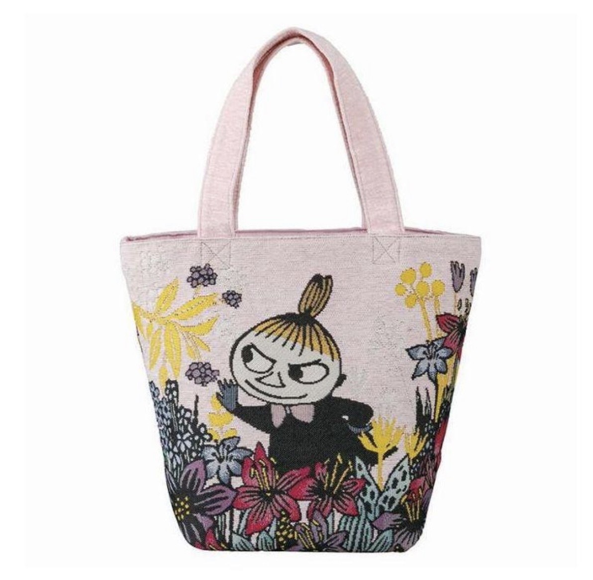 JP 阿美花花針織手挽袋 粉 2134 TK260407