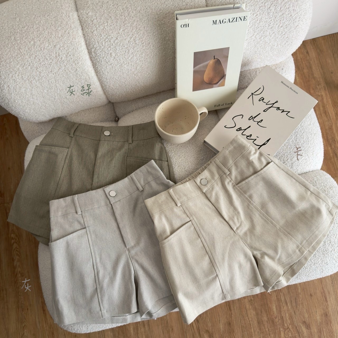 洗水牛仔短褲 RAN28036