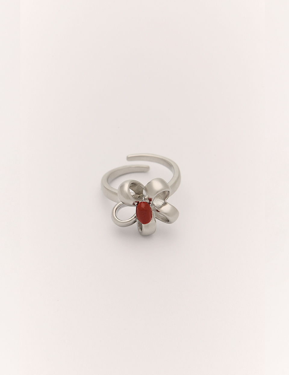 復古小紅花戒指