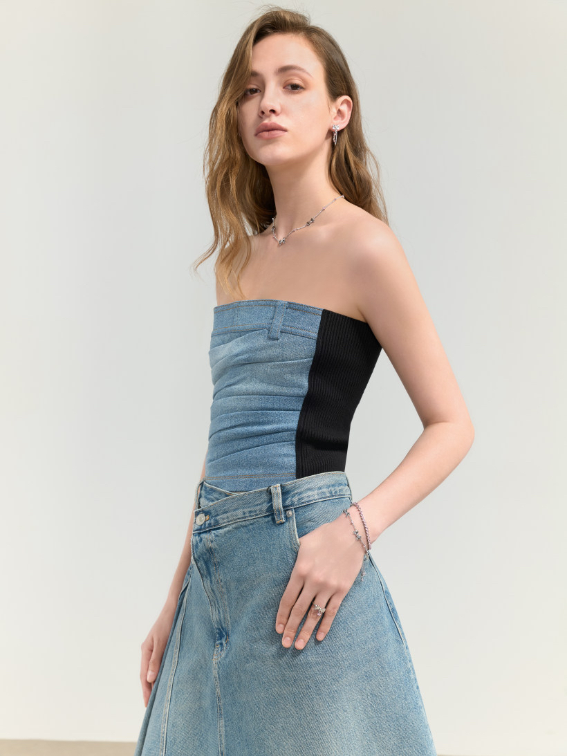 代購-CHARLES&KEITH 小ck 蝴蝶結系列 鑲鑽 可調節 黃銅水晶 手鍊 粉紅色Pink