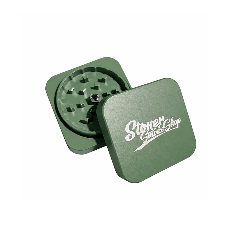 🇹🇼Stoner Smoke Shop - 2-piece Square Grinder 雙層方形研磨器