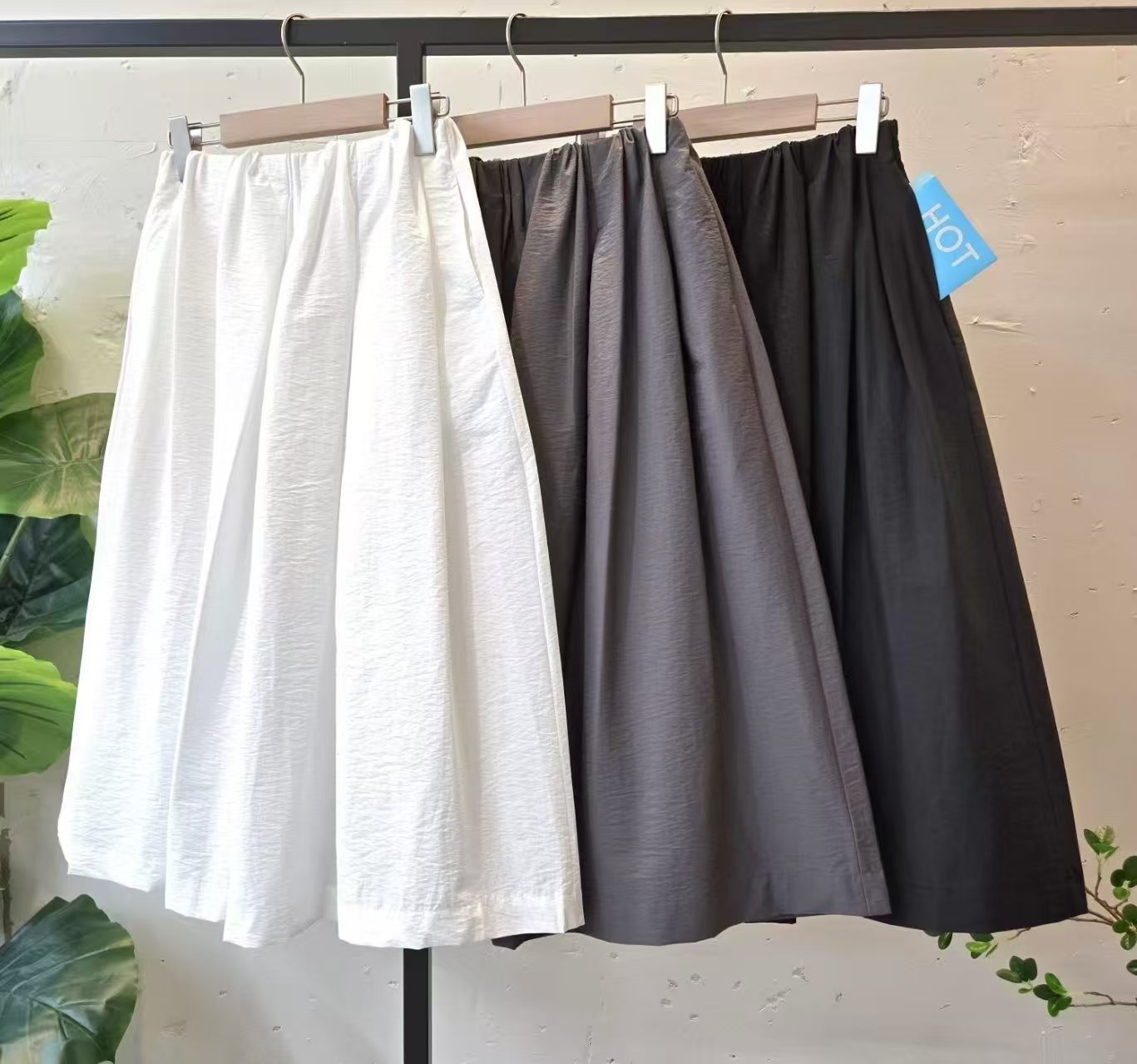 HP6031 A字汽球寬鬆半身裙