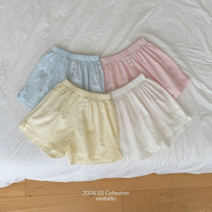 正韓夏NINIBELLO 優惠四色糖果色短褲