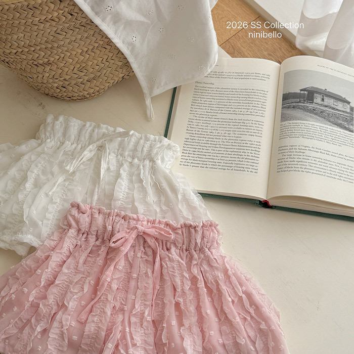 正韓夏NINIBELLO 兩色美好蕾絲短褲