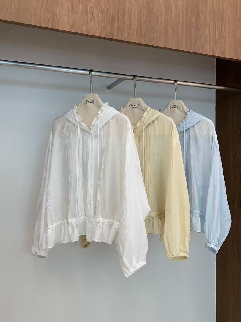 OM6039 可愛木耳邊連帽外套