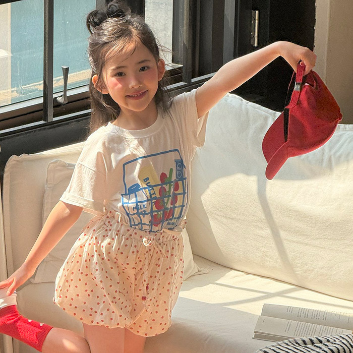 正韓夏NINIBELLO 兩色花苞燈籠短褲